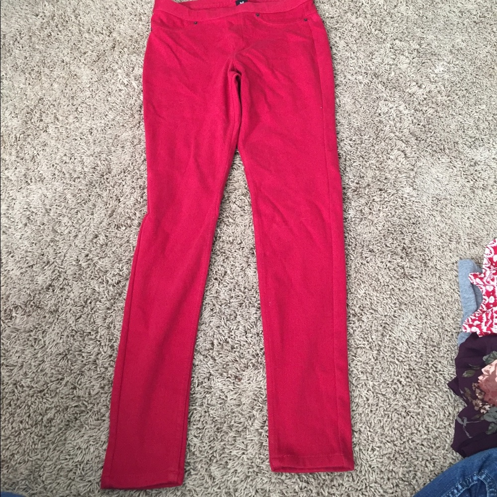 Red pants